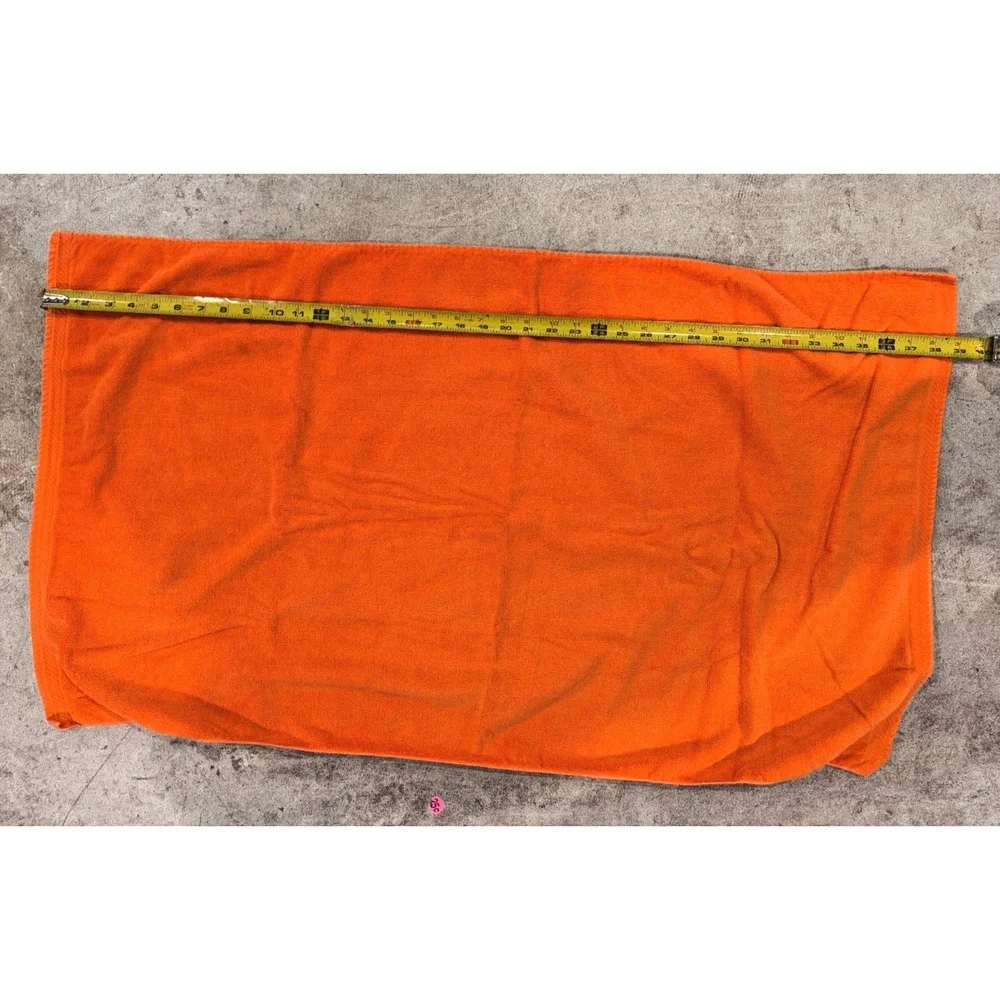 Vintage Groovy Orange Butterfly 6pc Towel Set Cannon JC Penney Utica Rare